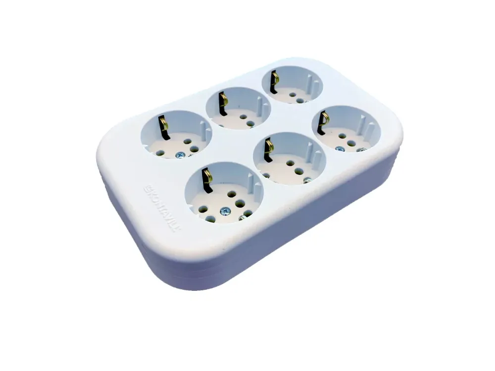 Legrand 6x2P+F elosztósor vezeték nélküli, fehér (Legrand 053424) Nézd meg most