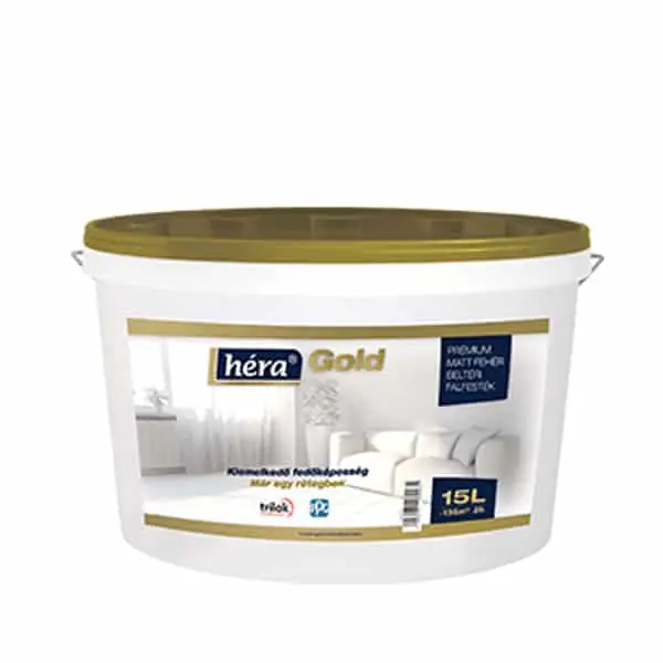 Héra Gold beltéri falfesték 4 Liter Kedvezmény