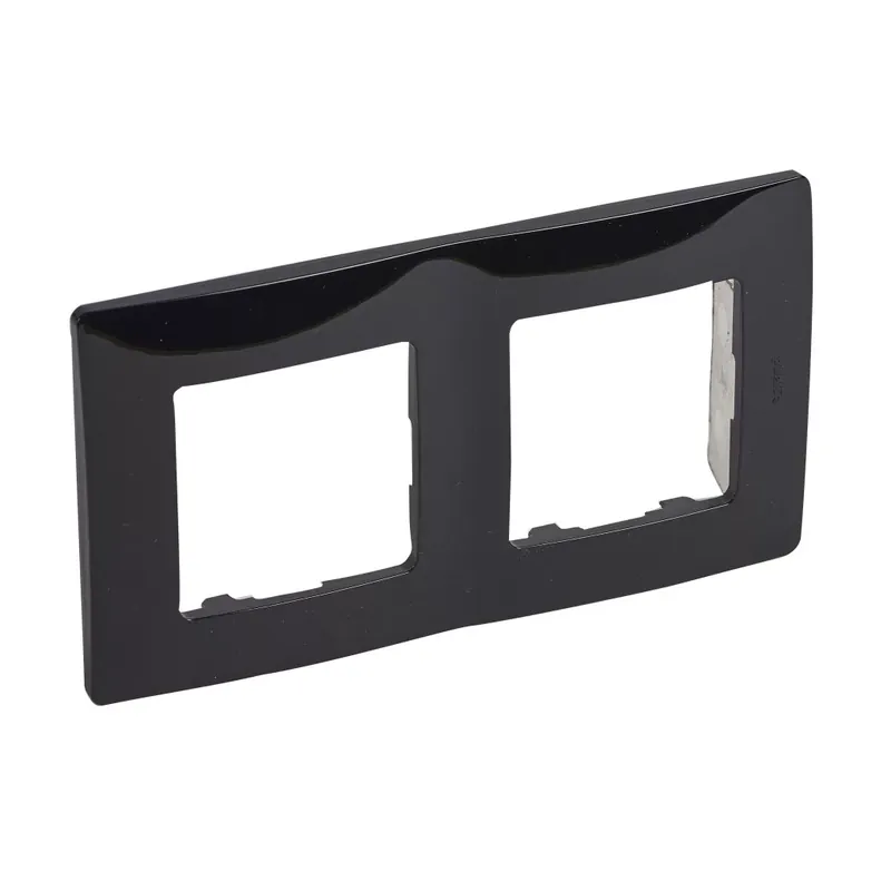 Legrand Niloé kettes keret, onyx fekete (Legrand 397052) Ne maradj le