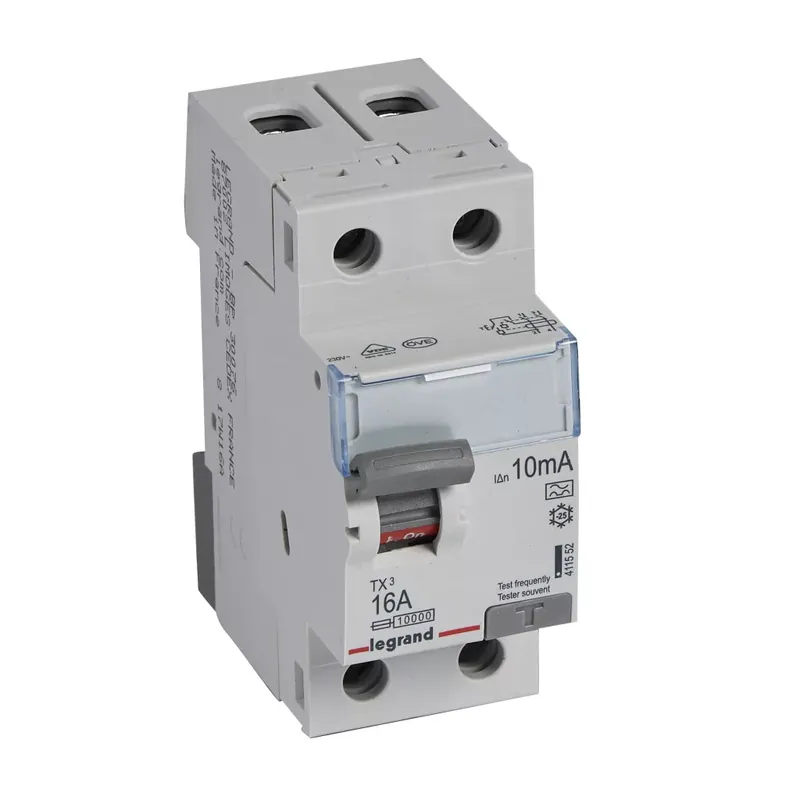 Legrand TX3 áram-védőkapcsoló 2P 16A 10MA A (Legrand 411552) Expressz kézbesítés