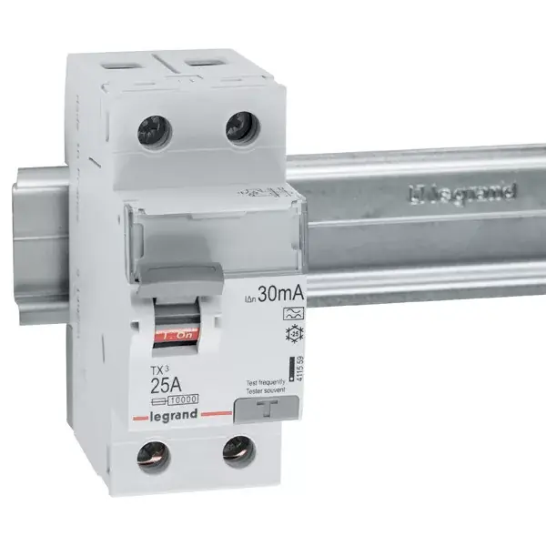 Legrand TX3 áram-védőkapcsoló 2P 25A 30MA A (Legrand 411559) Korlátozott ajánlat