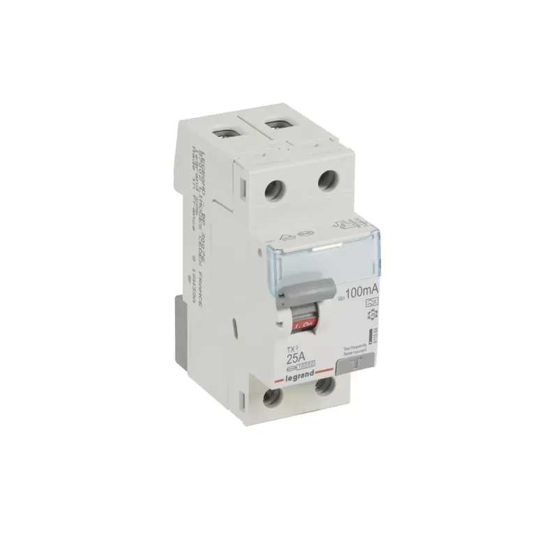 Akció Legrand TX3 áram-védőkapcsoló 2P 25A 100MA A (Legrand 411564)