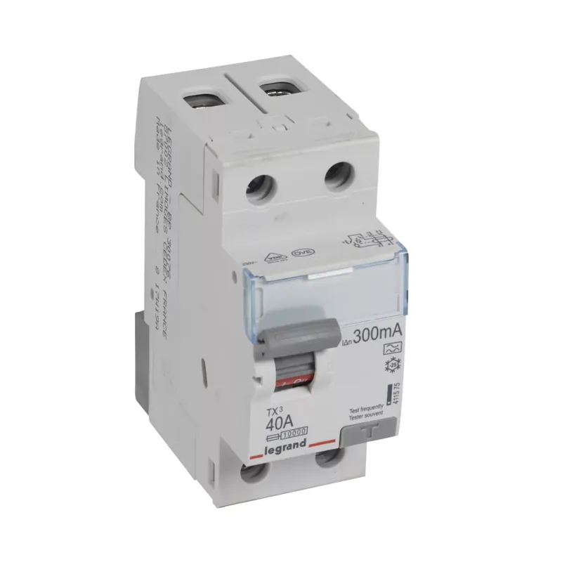 Olcsóbb Legrand TX3 áram-védőkapcsoló 2P 40A 300MA A (Legrand 411575)