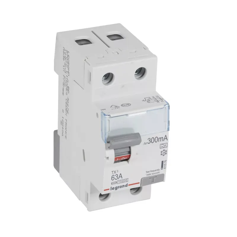 Legrand TX3 áram-védőkapcsoló 2P 63A 300MA A (Legrand 411576) Prémium