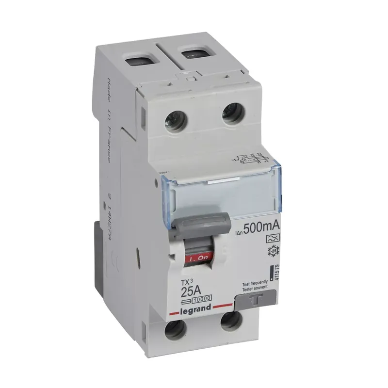 Legrand TX3 áram-védőkapcsoló 2P 25A 500MA A (Legrand 411579) Biztonságos fizetés