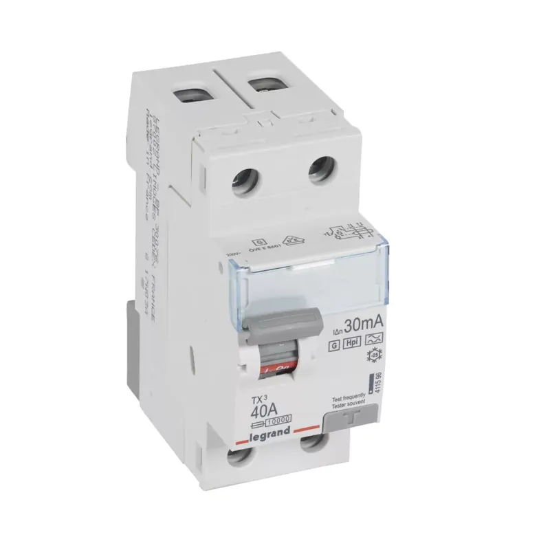Végkiárusítás Legrand TX3 áram-védőkapcsoló 2P 40A 30MA A-HPI (Legrand 411596)