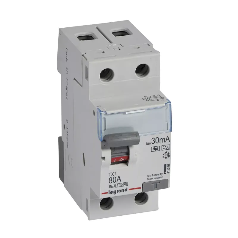Legrand TX3 áram-védőkapcsoló 2P 80A 30MA A-HPI (Legrand 411598) Legnépszerűbb