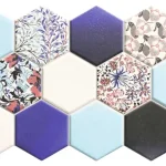 Olcsóbb Realonda Hex Nouveau Blue 26,5X51 I.o