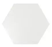 Hexagon White Mate 12,4X10,7 Gyors kiszállítás