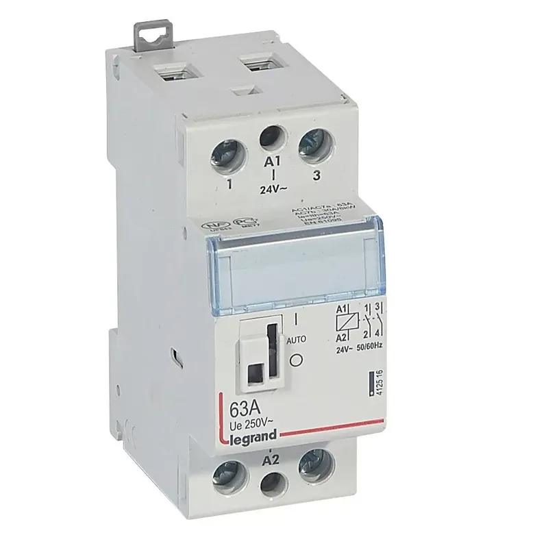 Szuper akció Legrand CX3 moduláris kontaktor 63A 24V 2Z - karral (Legrand 412516)