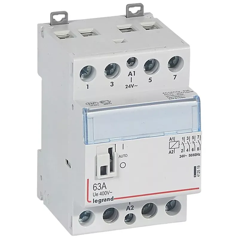 Legrand CX3 moduláris kontaktor 63A 24V 4Z - karral (Legrand 412519) Olcsó