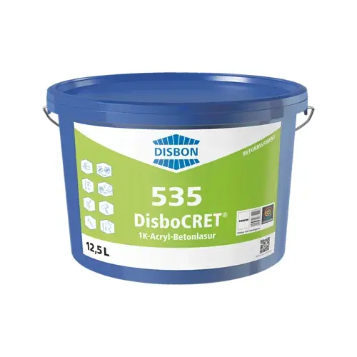Prémium DisboCRET 535 1K-Acryl-Betonlasur 12,5 Liter
