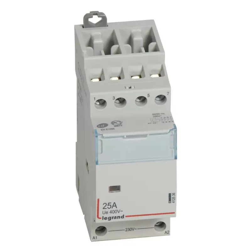 Azonnali szállítás Legrand CX3 moduláris kontaktor 25A 230V 4Ny (Legrand 412536)