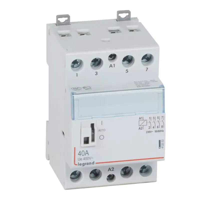 Legrand CX3 moduláris kontaktor 40A 230V 4Z - karral (Legrand 412553) Biztonságos vásárlás