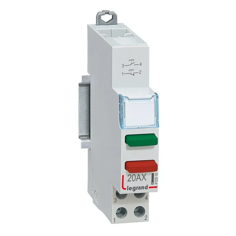 Akció Legrand CX3 moduláris nyomógomb 1Ny (zöld) + 1Z (piros) (Legrand 412916)