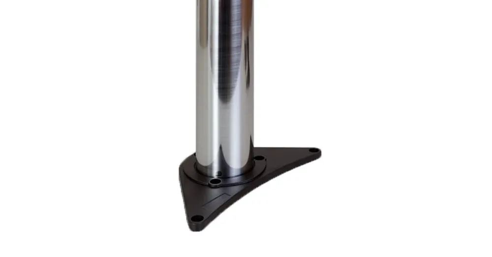 FOREST 10001541140 ASZTALLÁB-HENGERES D60*810mm INOX, KONZOLLAL Gyors kiszállítás
