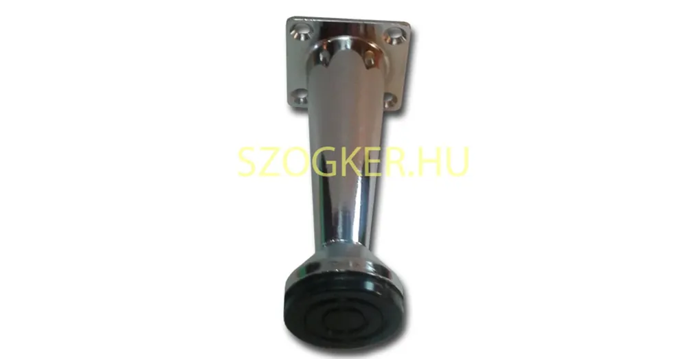 Végkiárusítás FOREST 10014110020 BÚTORLÁB 100mm CSILLOGÓ KRÓM KÚPOLT VÉG 43*43mm TALP
