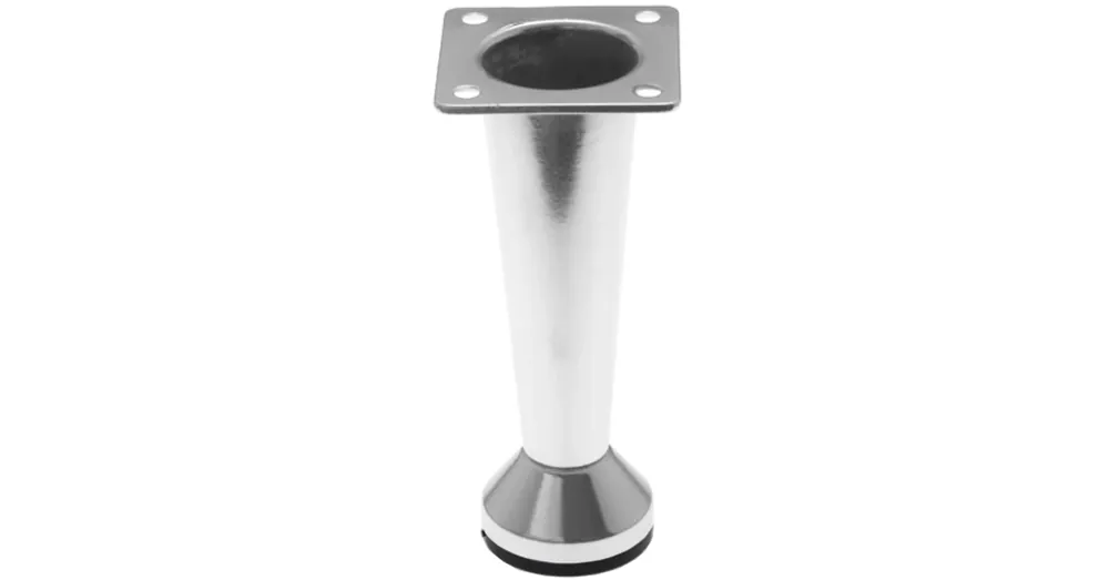 Nézd meg most FOREST 10014110010 BÚTORLÁB 100mm MATT KRÓM KÚPOLT VÉG 43*43mm TALP