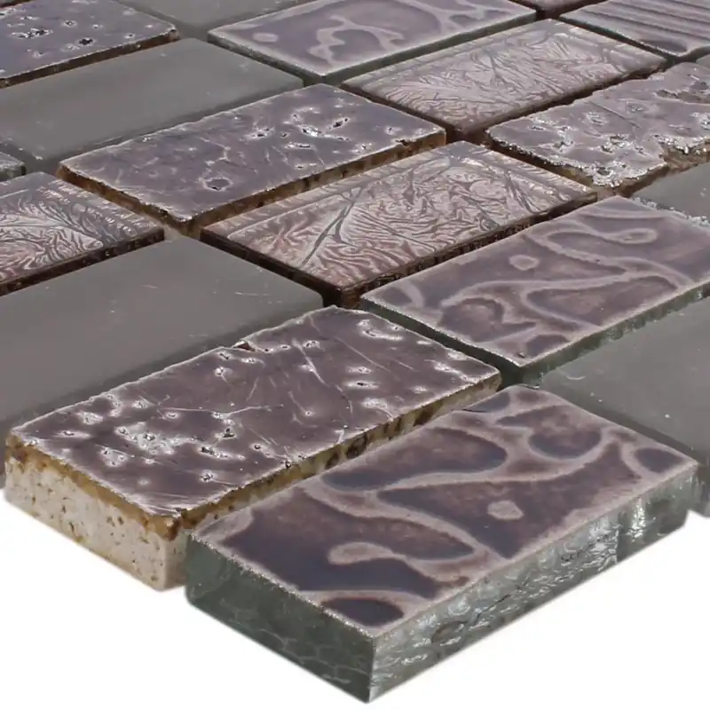 Korlátozott ajánlat Minta tól től Mozaik Csempe Üveg Természetes Kő Piroshka Barna
