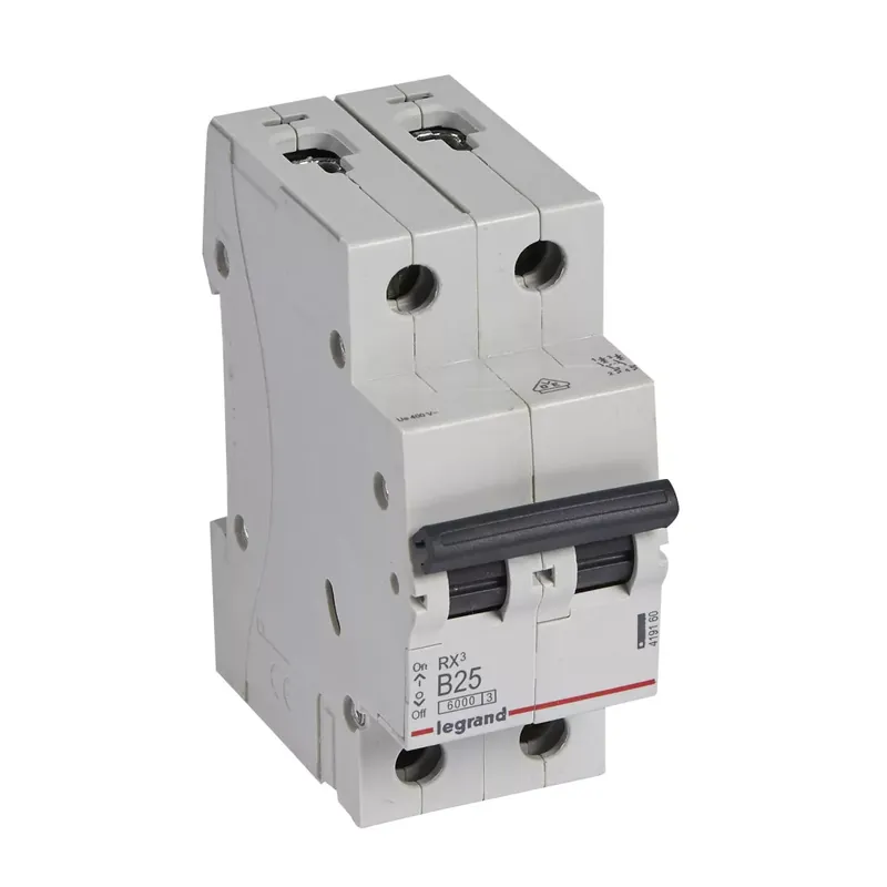 Vedd meg online Legrand RX3 kismegszakító 2P B25 6000A BIC (Legrand 419160)