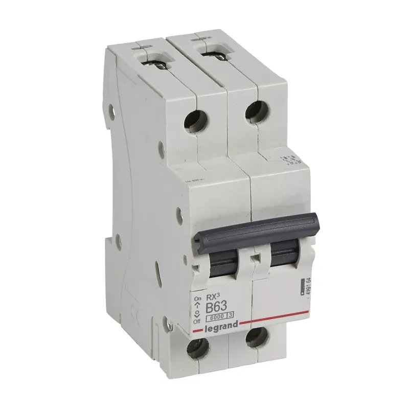 Vedd meg online Legrand RX3 kismegszakító 2P B63 6000A BIC (Legrand 419164)