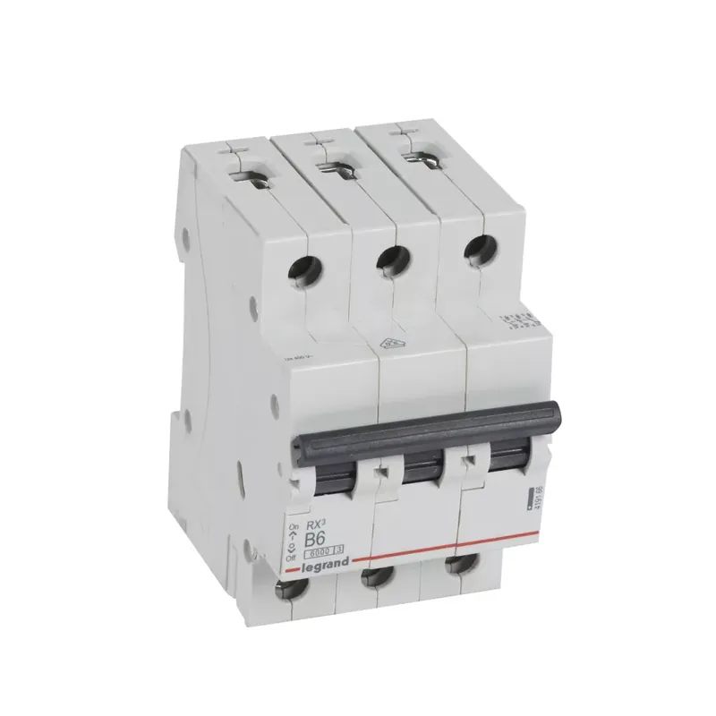 Vásárlói kedvenc Legrand RX3 kismegszakító 3P B6 6000A BIC (Legrand 419166)