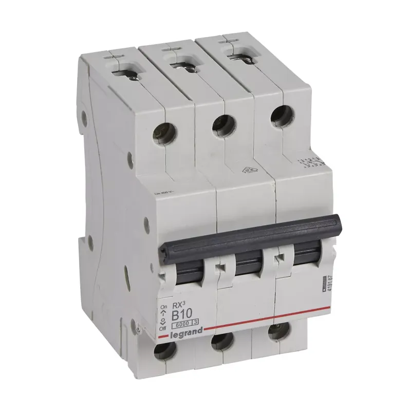 Legkelendőbb Legrand RX3 kismegszakító 3P B10 6000A BIC (Legrand 419167)