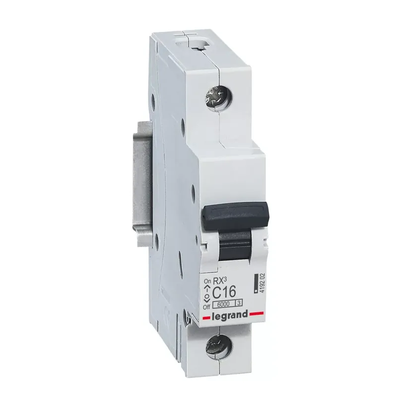 Vásárlói kedvenc Legrand RX3 kismegszakító 1P C16 6000A BIC (Legrand 419202)