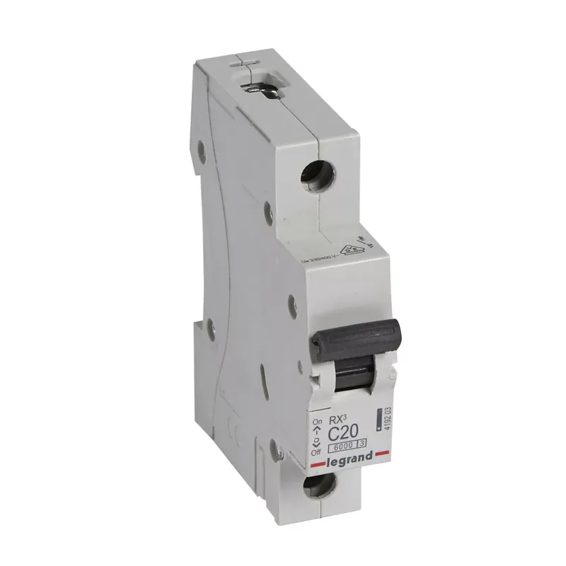Outlet Legrand RX3 kismegszakító 1P C20 6000A BIC (Legrand 419203)