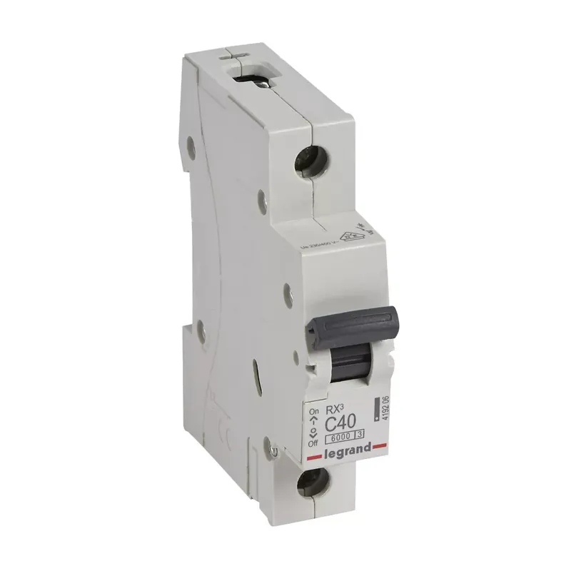 Legrand RX3 kismegszakító 1P C40 6000A BIC (Legrand 419206) Prémium