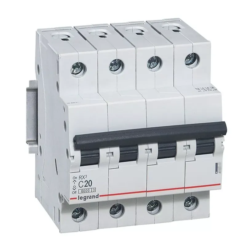 Legrand RX3 kismegszakító 4P C20 6000A BIC (Legrand 419258) Szuper akció