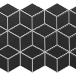 Biztonságos fizetés Realonda Rhombus Black 26,5X51 I.o