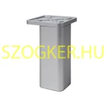 FOREST 10014106360 BÚTORLÁB 120mm MŰANYAG ALU-EZÜST DESIGN ÍVELT SZÉLLEL Kedvezmény