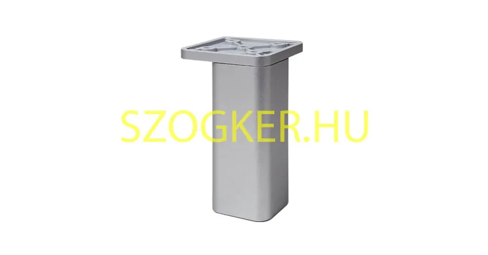 FOREST 10014106360 BÚTORLÁB 120mm MŰANYAG ALU-EZÜST DESIGN ÍVELT SZÉLLEL Kedvezmény