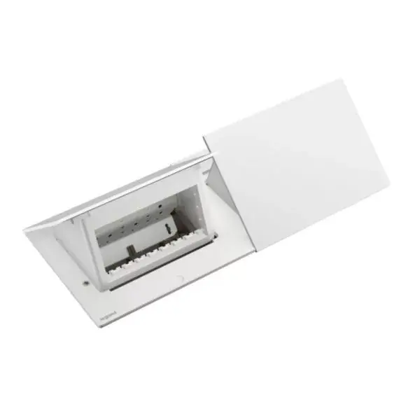 Prémium Legrand Incara Pop-up - bútorba süllyeszthető, 2x4 modul üres, fehér (Legrand 654805)