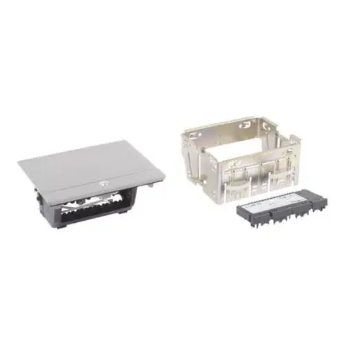 Bestseller Legrand Incara Pop-up IP44 - bútorba süllyeszthető, 4 modul üres, rozsdamentes acél (Legrand 654812)