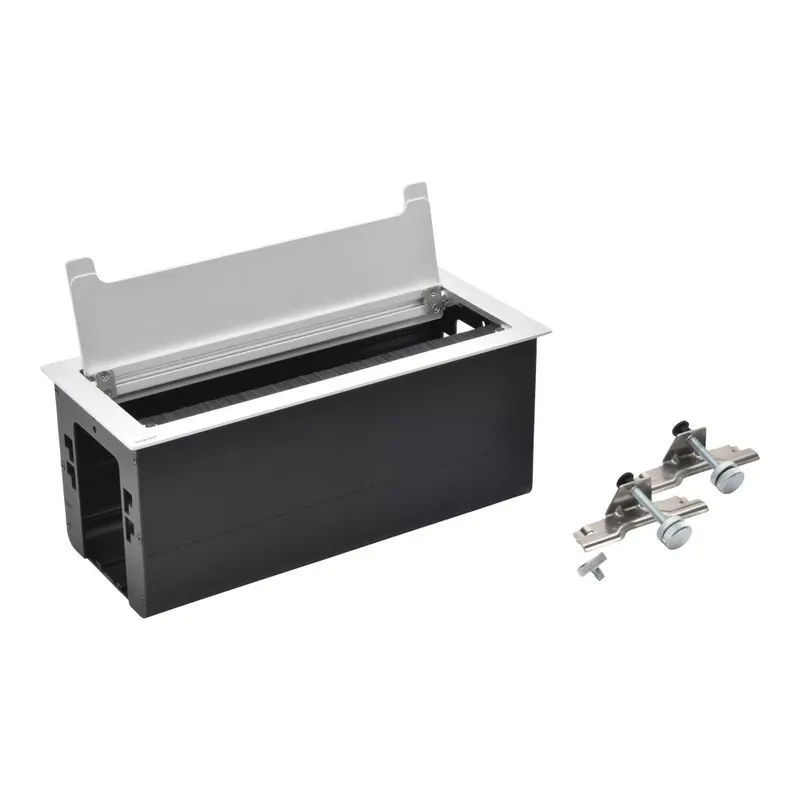 Ajánlat Legrand Incara Top access - bútorba süllyeszthető, 8 modul (295 mm széles), üres, rozsdamentes acél (Legrand 654870)