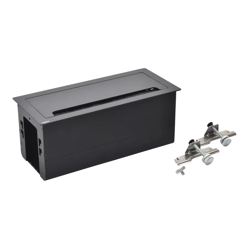 Legrand Incara Top access - bútorba süllyeszthető, 8 modul (295 mm széles), üres, fekete (Legrand 654872) Vedd meg online