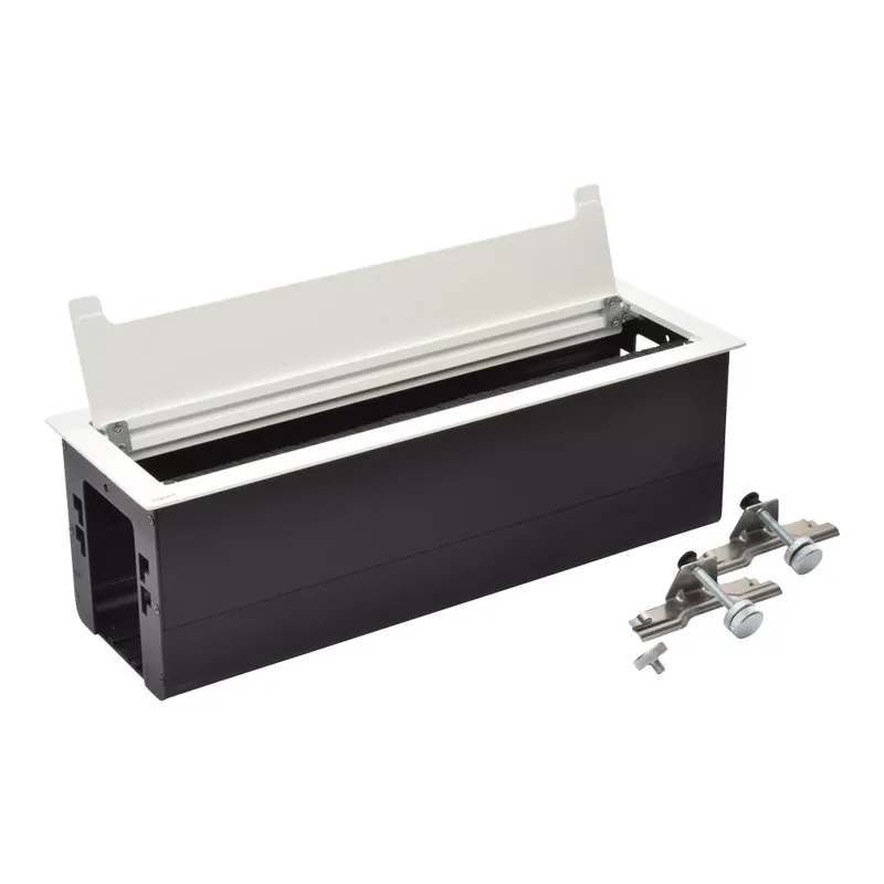 Legrand Incara Top access - bútorba süllyeszthető, 12 modul (385 mm széles), üres, fehér (Legrand 654874) Árengedmény