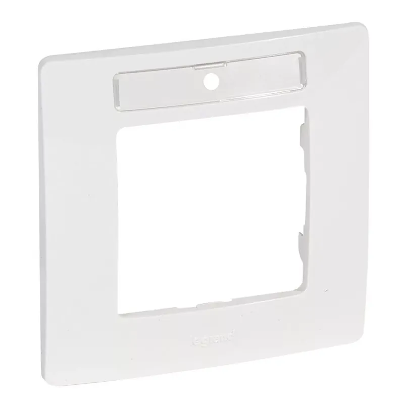 Legrand Niloé 1-es keret címketartóval, fehér (Legrand 665006) Olcsó