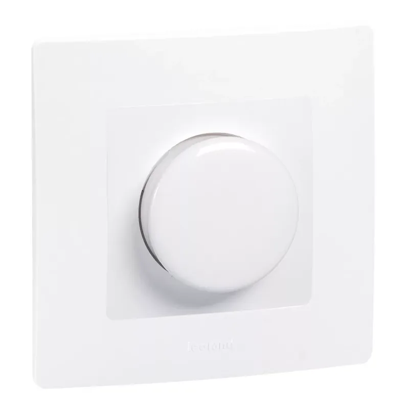 Utolsó esély Legrand Niloé forgatógombos fényerőszabályzó 400W, fehér, 2 vezetékes (Legrand 665117)