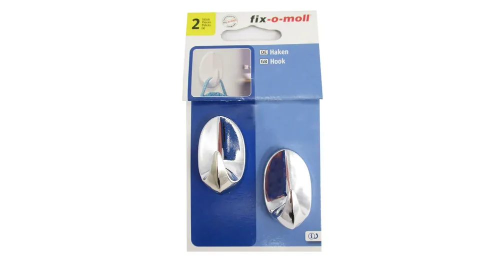FIX-O-MOLL 3566705 AKASZTÓ ÖNTAPADÓS 43*26mm EZÜST 2DB/CS Outlet