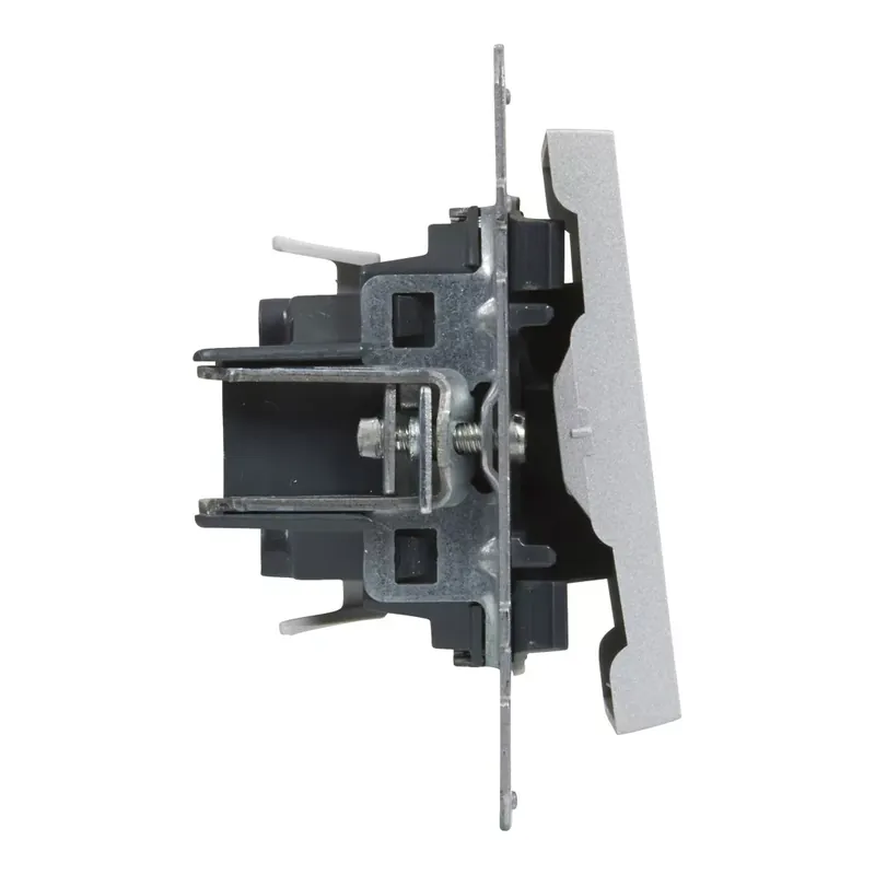 Legrand Suno egypólusú kapcsoló 10AX, alumínium (Legrand 721301) Legjobb ár