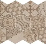 Újdonság Marazzi Clays Decoro Hexagon CALDO 21X18,2