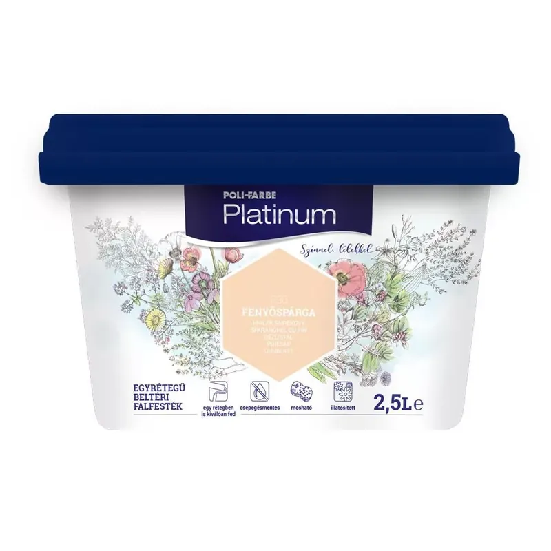 Legnépszerűbb Poli-Farbe Platinum fenyősprága 2,5 l színes beltéri falfesték