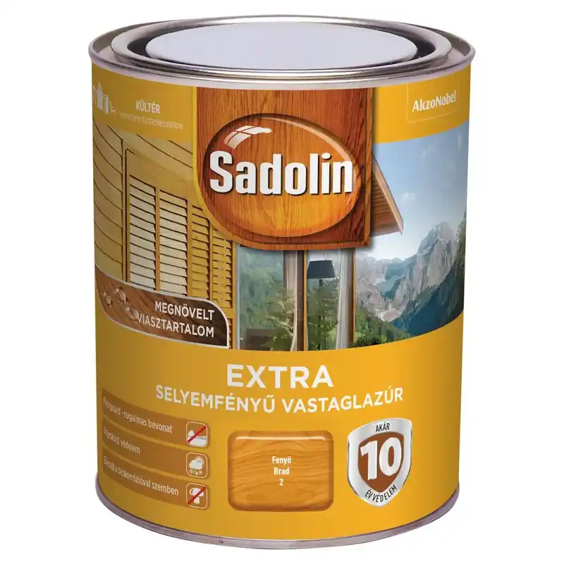 Vedd meg online Sadolin Extra fenyő 0,75 l selyemfényű vastaglazúr