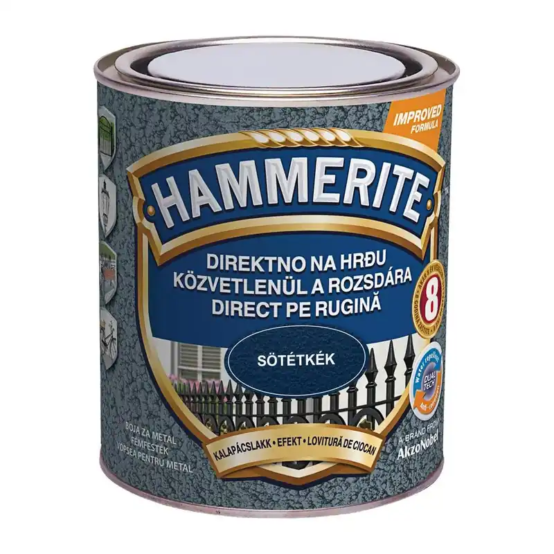 Hammerite közvetlenül rozsdára festék sötétkék kalapácslakk 0,75 l Exkluzív ajánlat