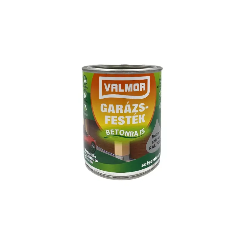 Azonnali szállítás VALMOR Garázsfesték betonszürke RAL 7032 0,75l