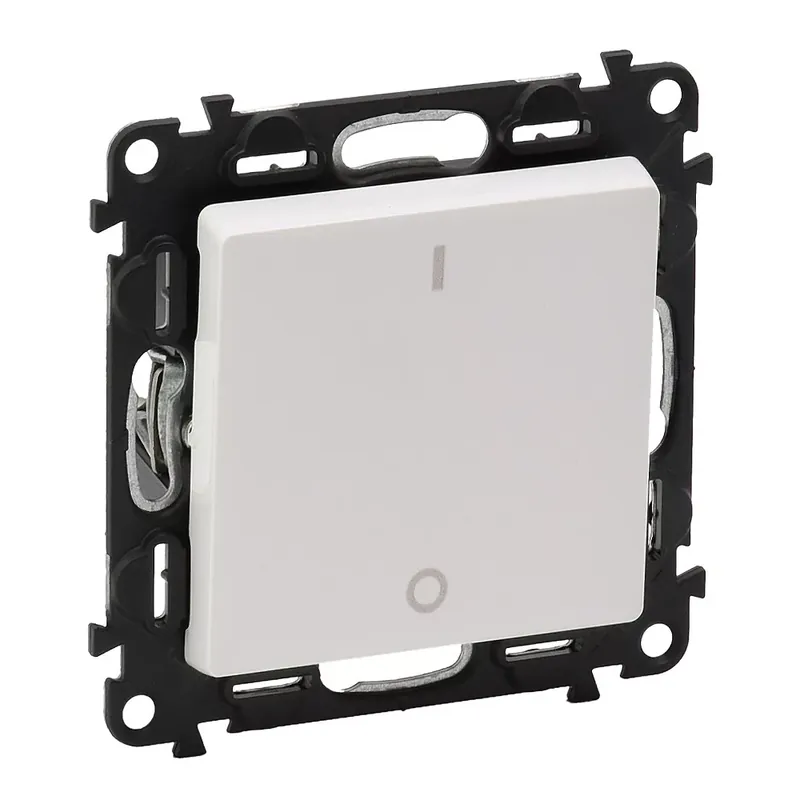 Legrand Valena Life kétpólusú kapcsoló 10 AX fehér (Legrand 752102) Prémium