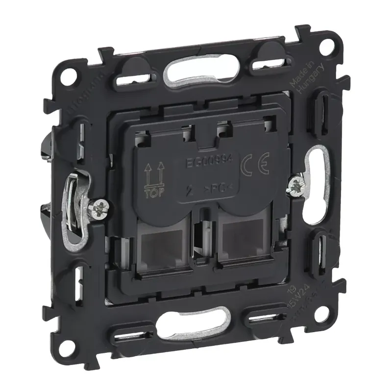 Akciós ár Legrand Valena InMatic 2xRJ11 csatlakozóaljzat mechanizmus (Legrand 753039)